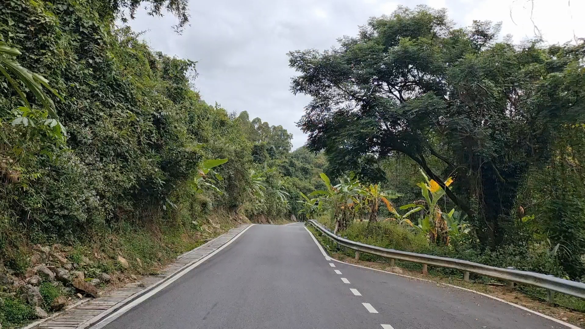 海南霸王岭的山路