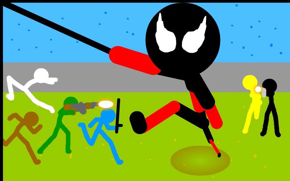 活动作品火柴人绳索英雄老年刷钱生活