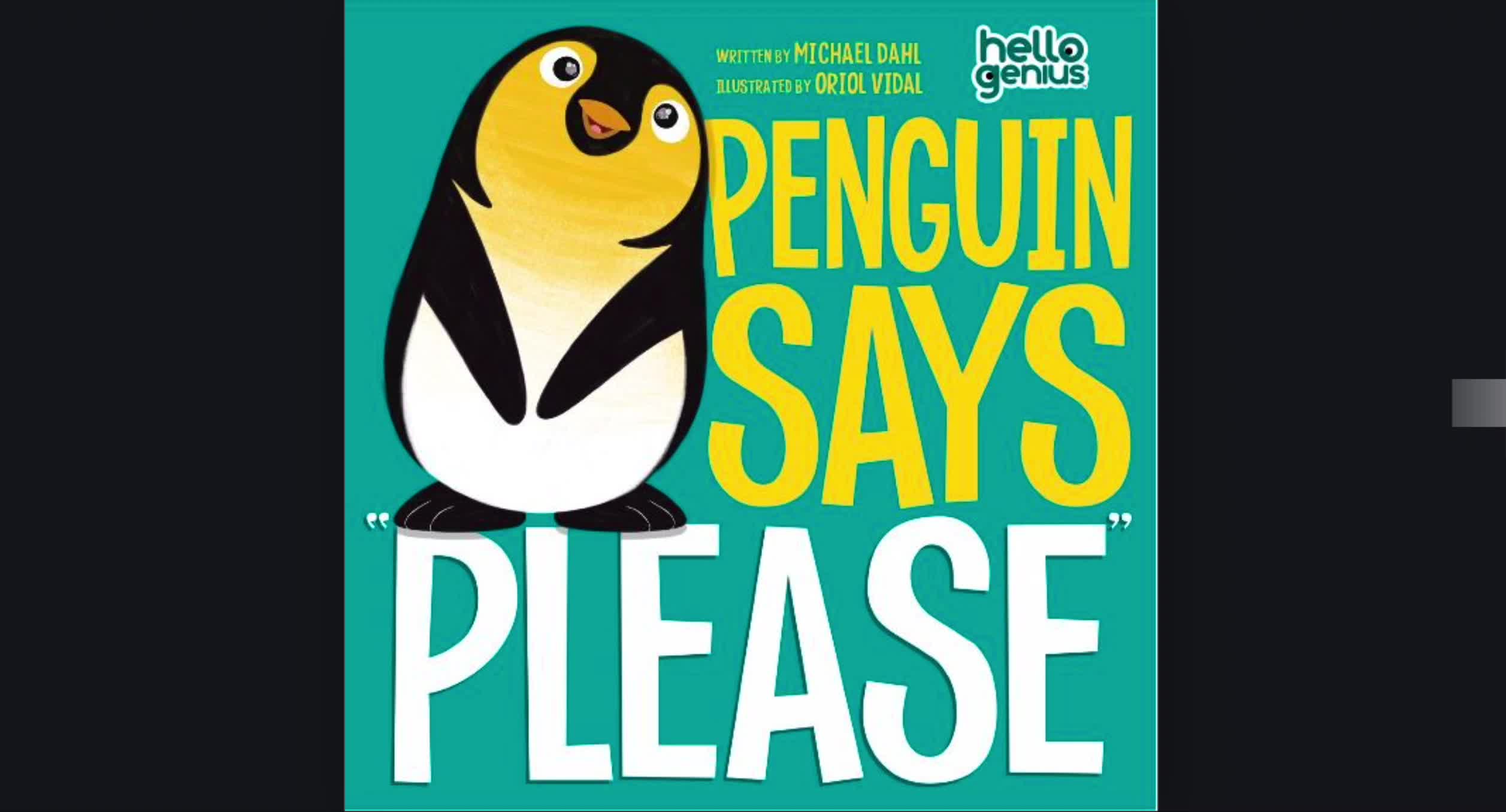penguin says please有礼貌的小企鹅-德育英语绘本-english picture