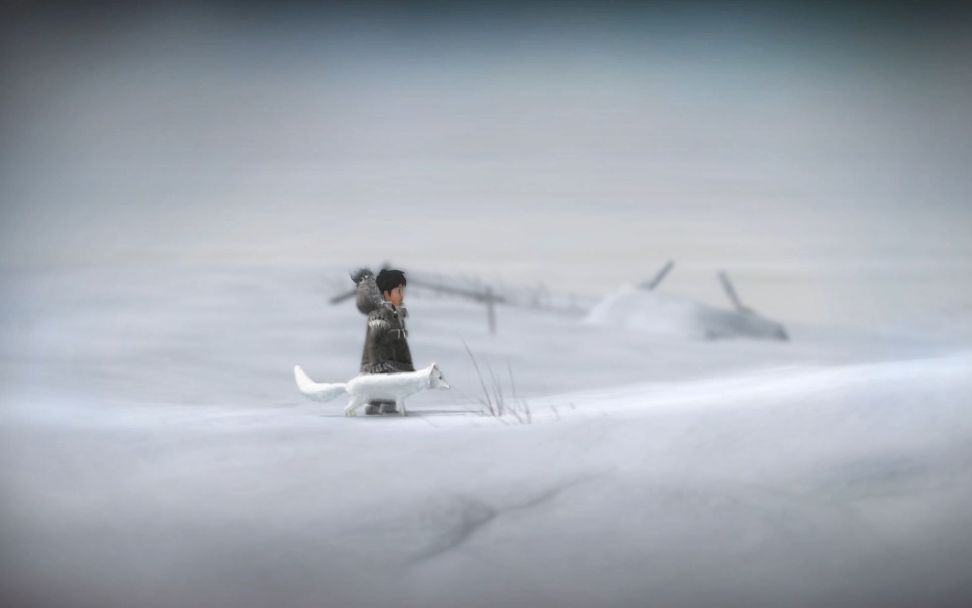 [图]【双人合作安利向】女孩狐狸永不孤单的因纽特人故事——《Never Alone》合作模式通关实况