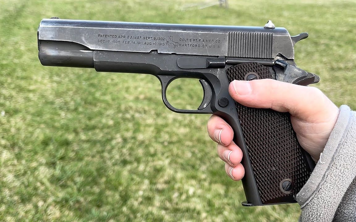 【转】现实中的柯尔特 1911a1 实枪演示