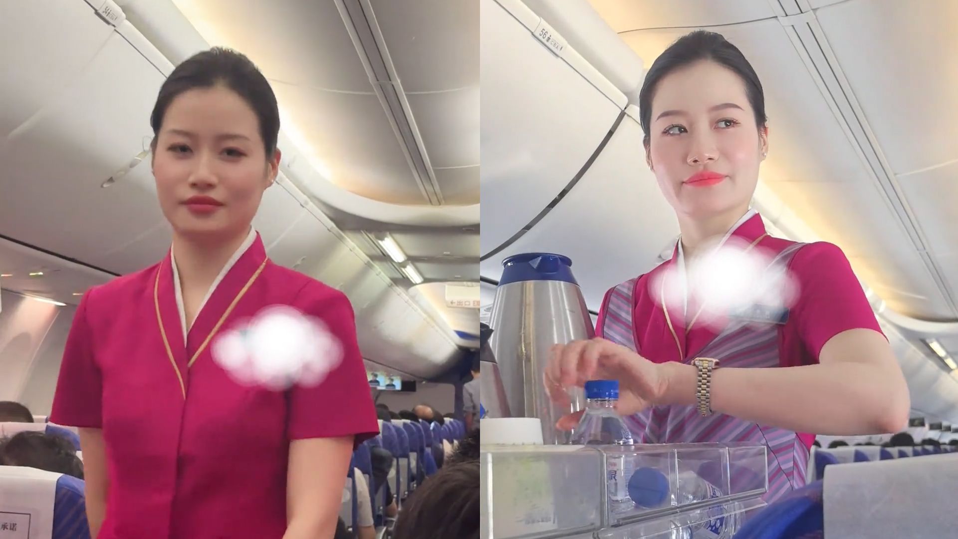 男子坐飞机遇空姐媳妇，全程遭遇区别对待被怼不敢还嘴，地位明显