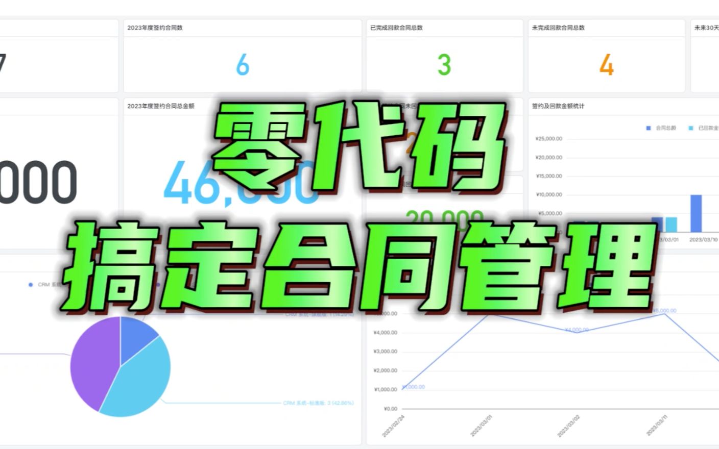 使用飞书多维表格零代码搭建合同管理模块哔哩哔哩bilibili