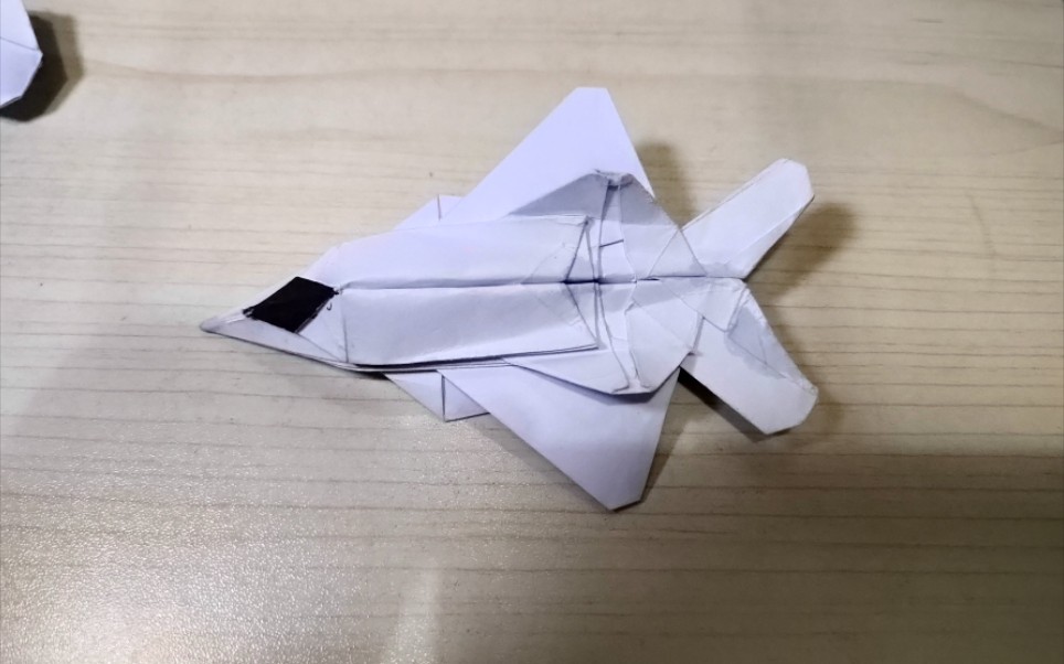 f-22猛禽战机折纸图片