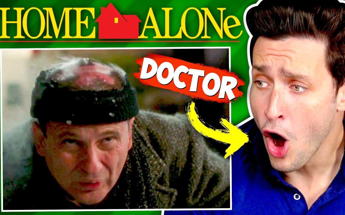 [图]【中英双字】真正的医生吐槽《小鬼当家》Doctor Reacts To Home Alone Injuries