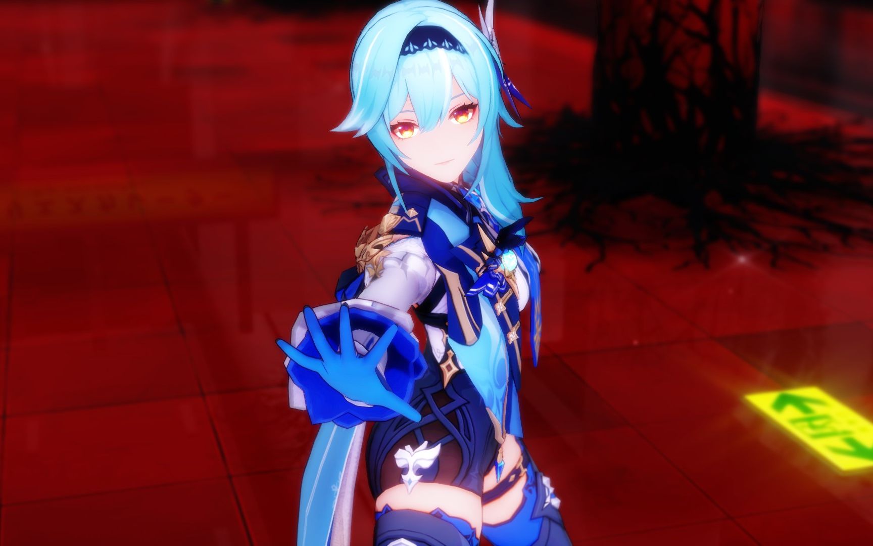 mmd原神優菈p5dbloomingvillain