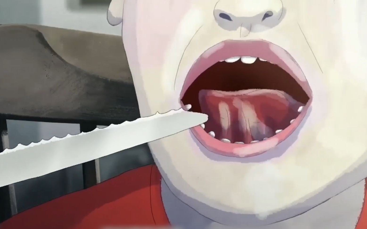 人性扭曲太可怕男孩咬伤母亲乳房后便病态式的痴迷掉牙的快感