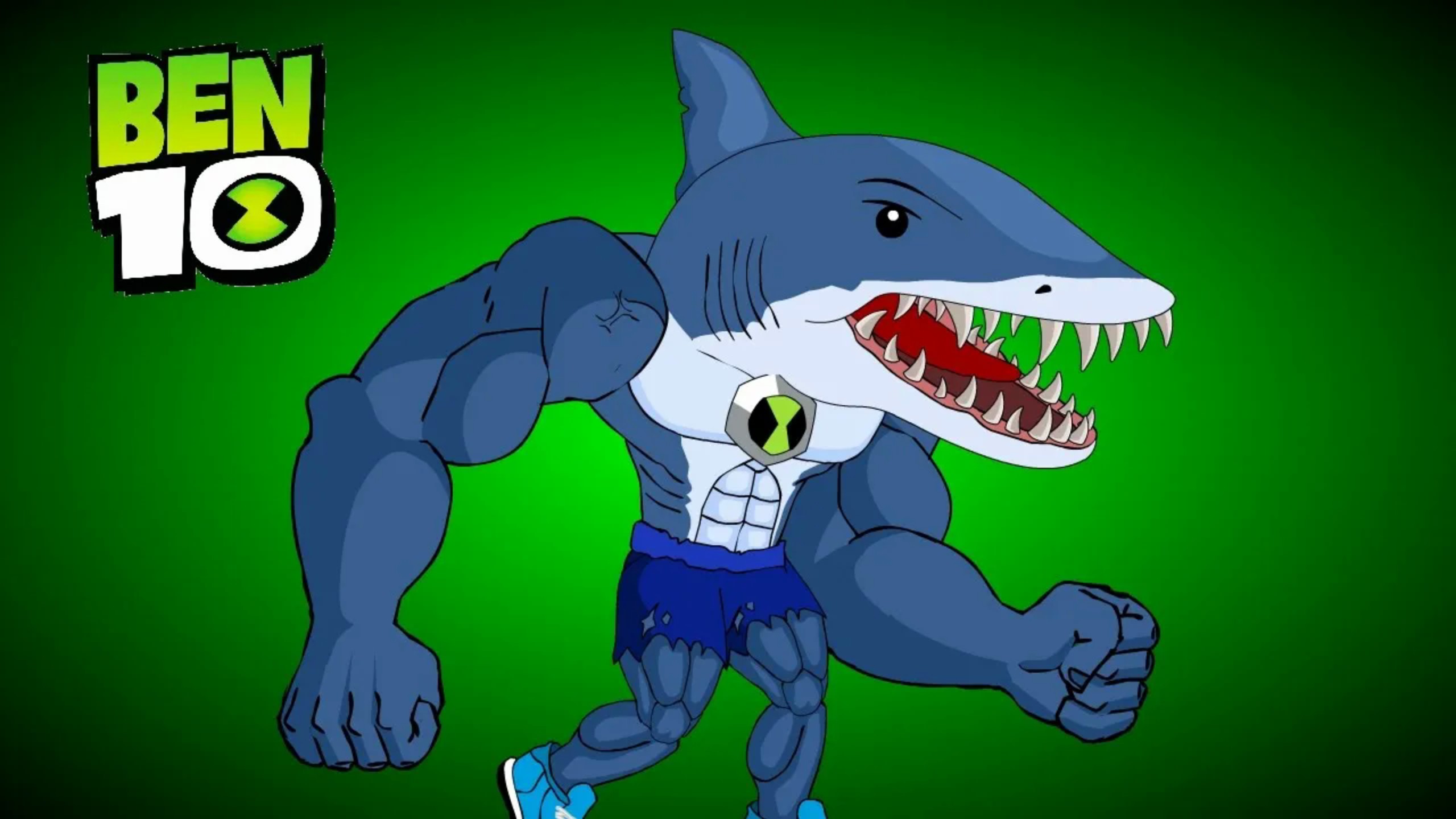 ben10变身变身迈克鲨