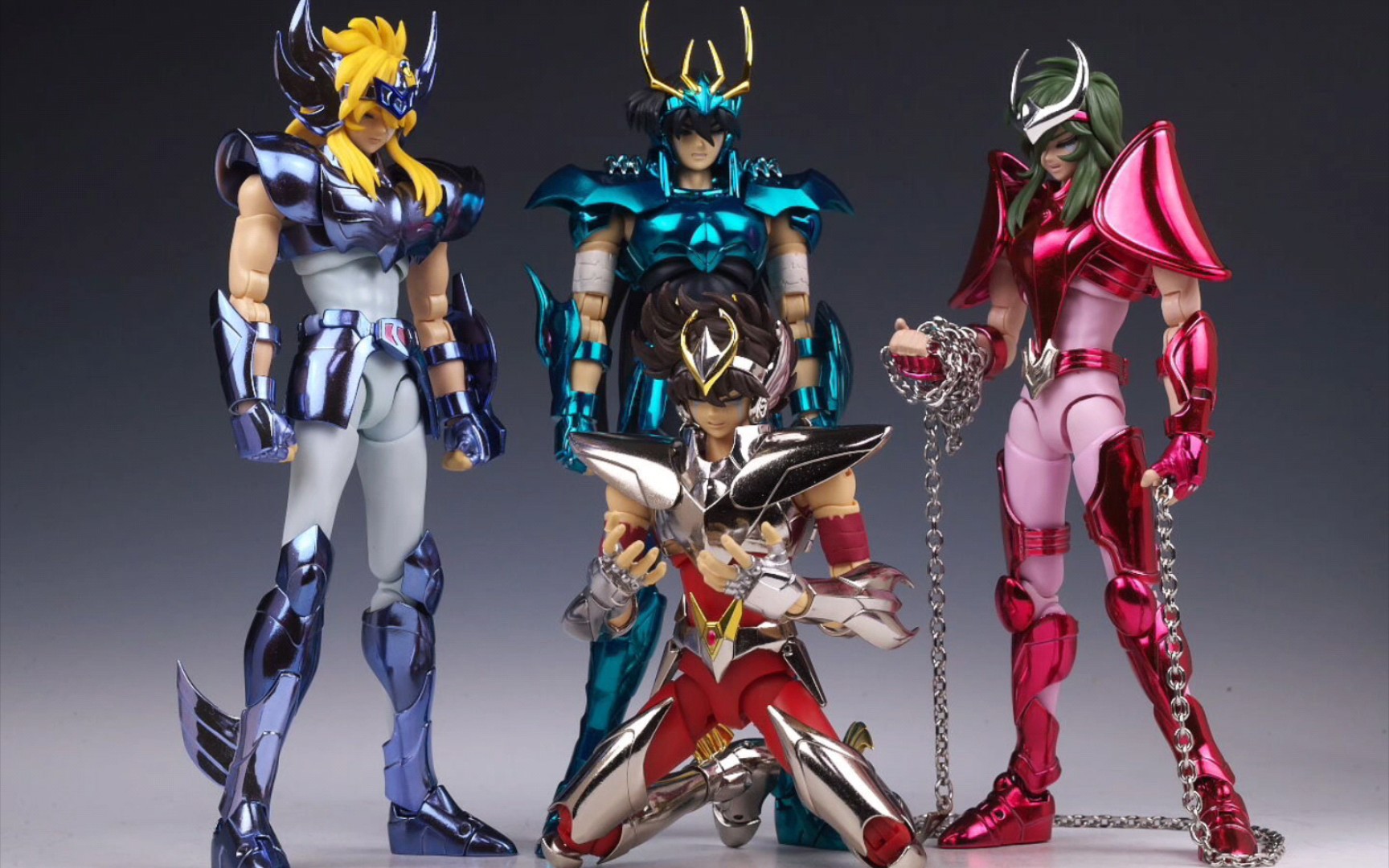 [带7个脸(星矢,紫龙,瞬默哀脸)]万代8月11日 一般发售 圣斗士圣衣神话