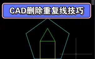 Download Video: CAD删除重复线技巧