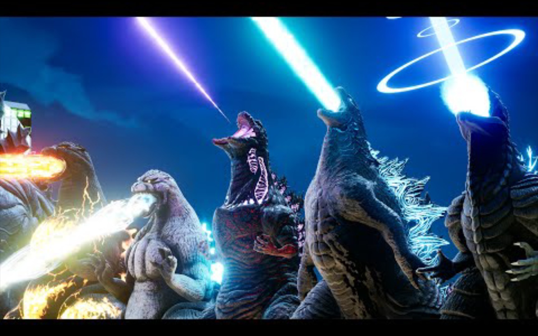 【youtube】来看看哥斯拉68年以来的成长进化以及原子吐息的变化