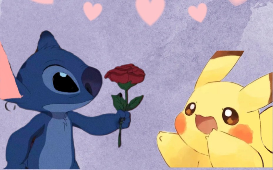 史迪仔与皮卡丘的爱情故事(71˙▽˙71)_哔哩哔哩_bilibili