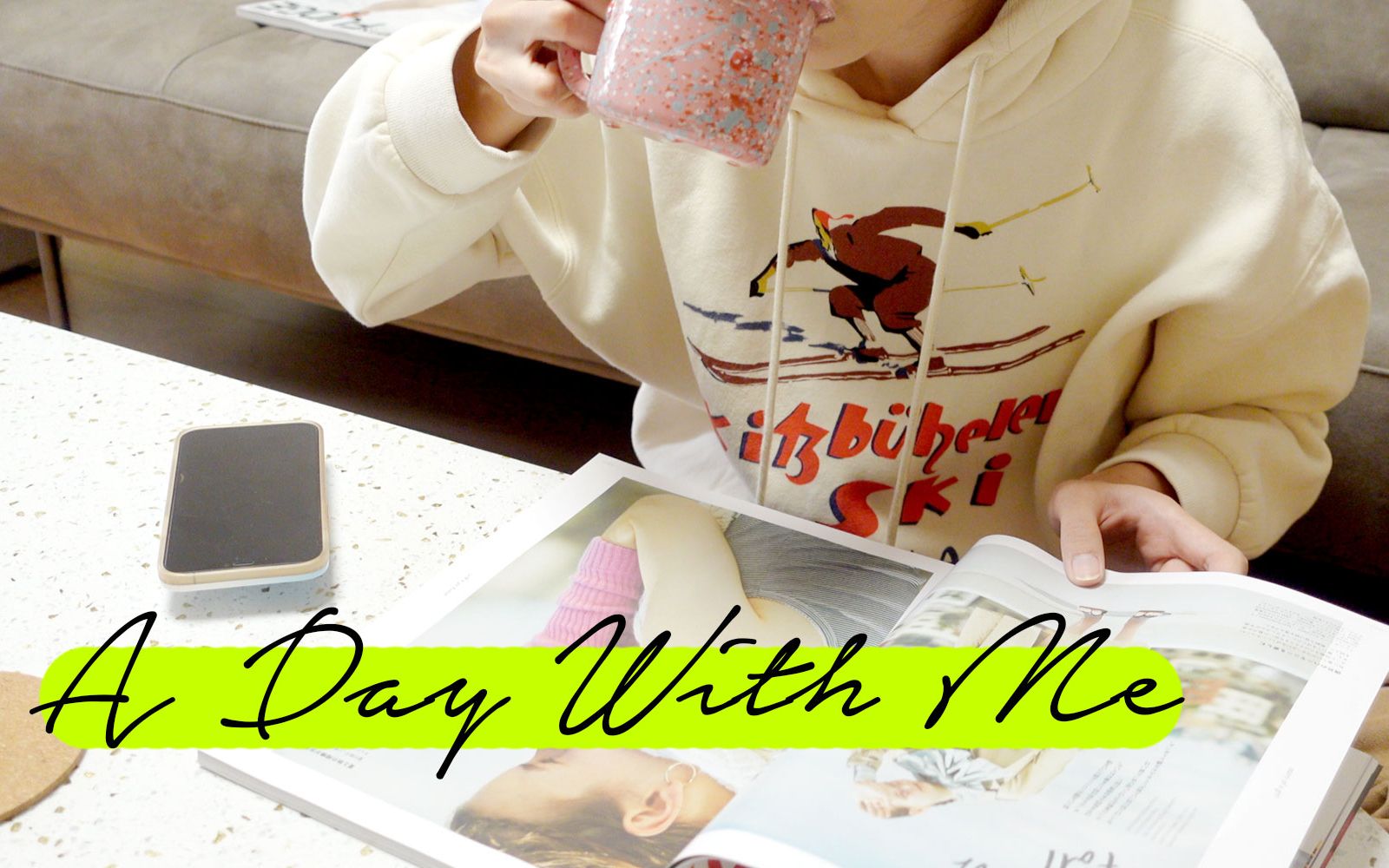 A DAY WITH ME|安静收拾房间|泡咖啡|翻杂志|拆快递|慢生活哔哩哔哩bilibili