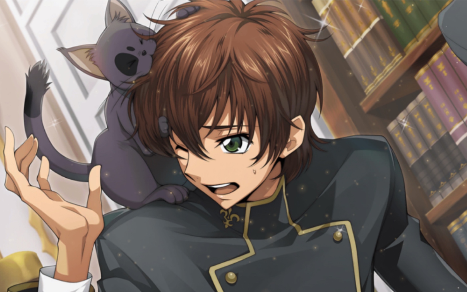 中文字幕反叛的鲁鲁修loststories朱雀3星卡面动画语音