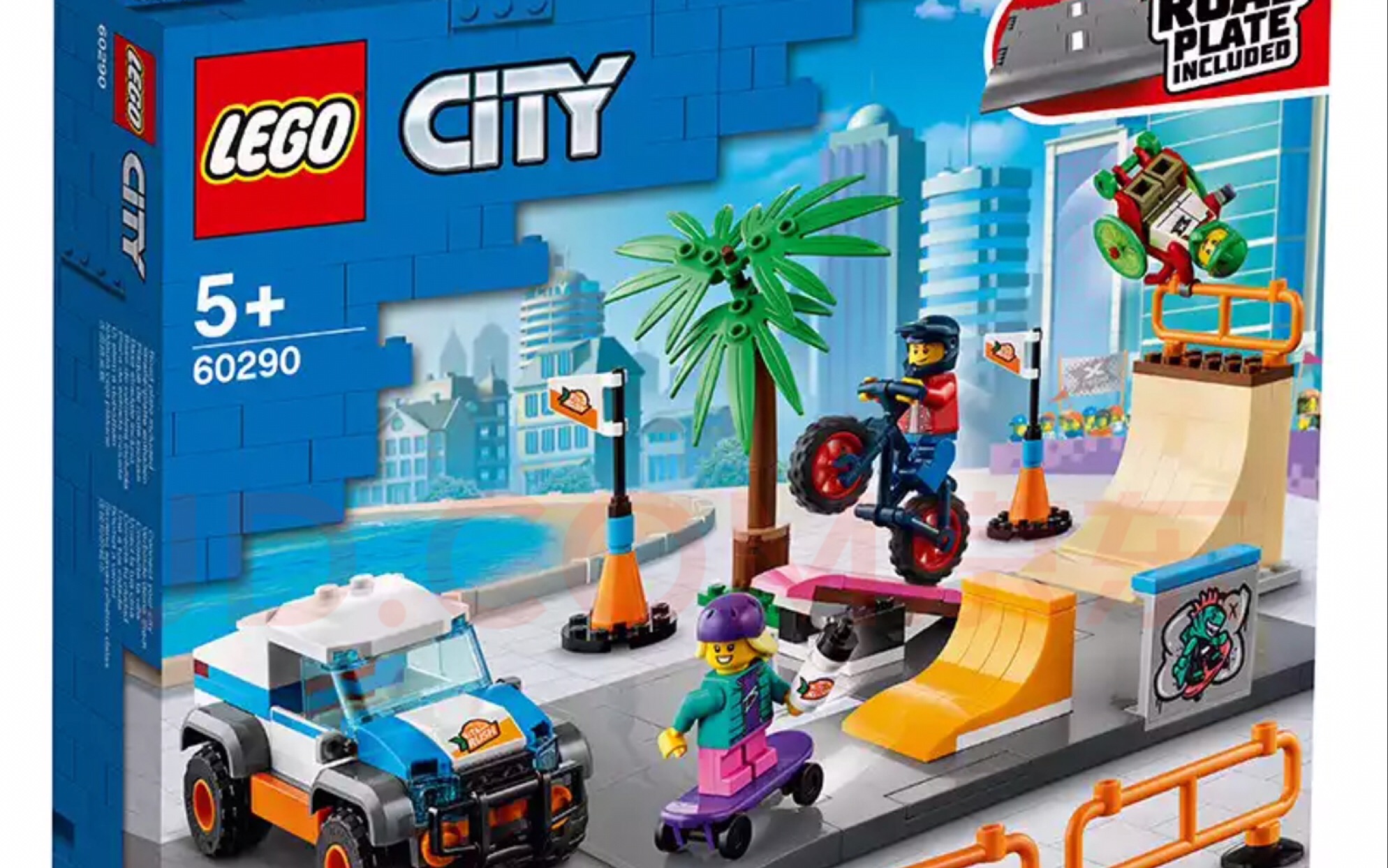 乐高lego60290城市系列滑板公园2021年速拼评测