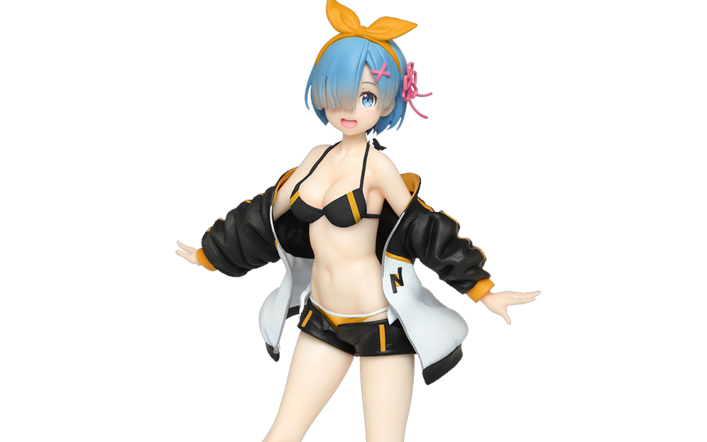 开箱1.0 taito re:0蕾姆jumper泳装景品手办异色版