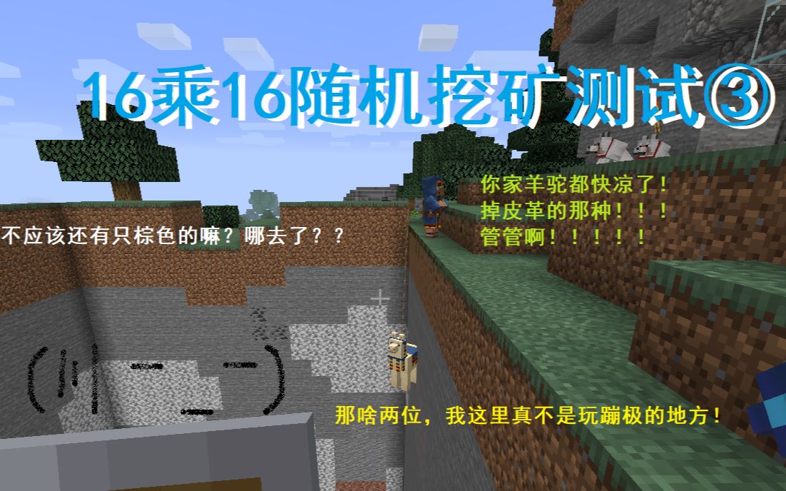 [图]【Minecraft】16乘16随机挖矿测试Ⅲ