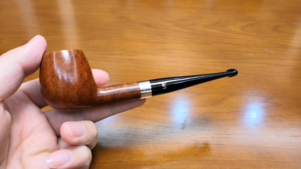 丹麦史丹威烟斗stanwell sterling 239 火焰苹果925银圈直斗,进口丹麦