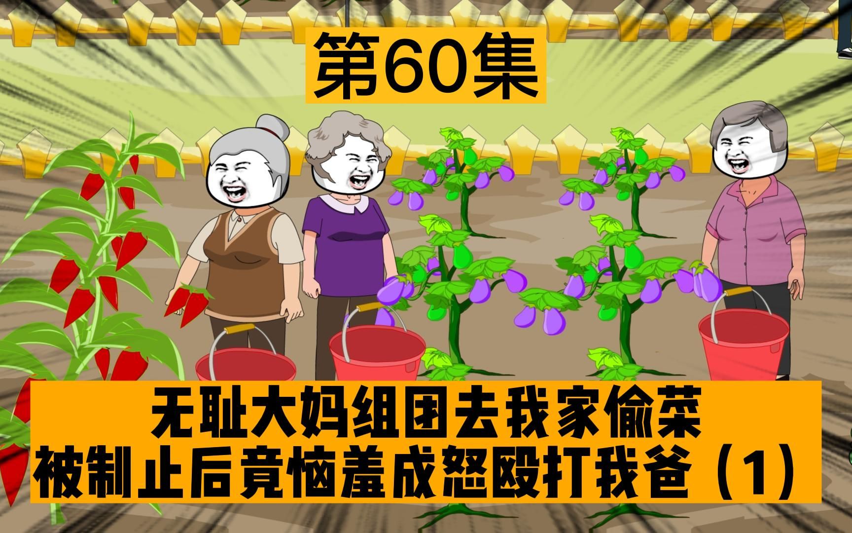 无耻大妈组团去我家偷菜,被制止后竟恼羞成怒殴打我爸(1)