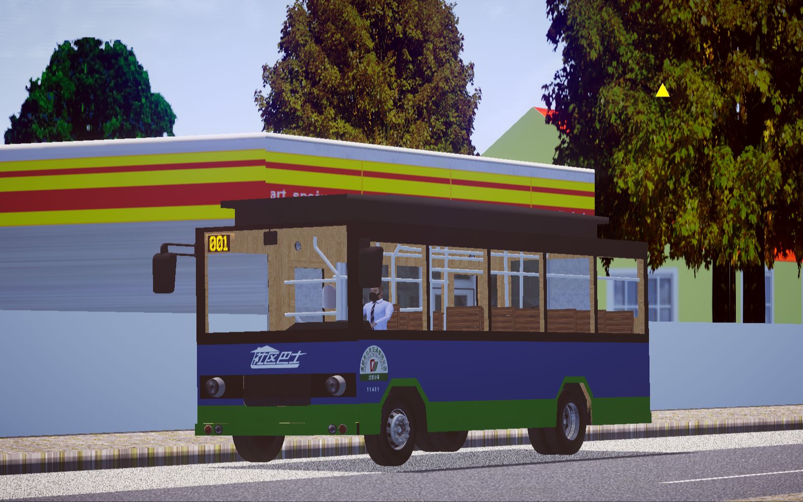 【pbsu】【真·社区巴士】驾驶cdk6710ca在001路