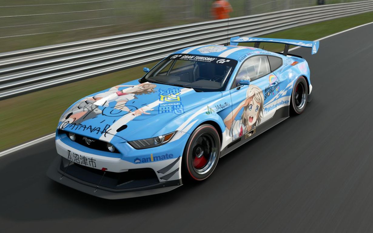 【gtsport】福特野马gt3原厂纽北刷圈 6:50