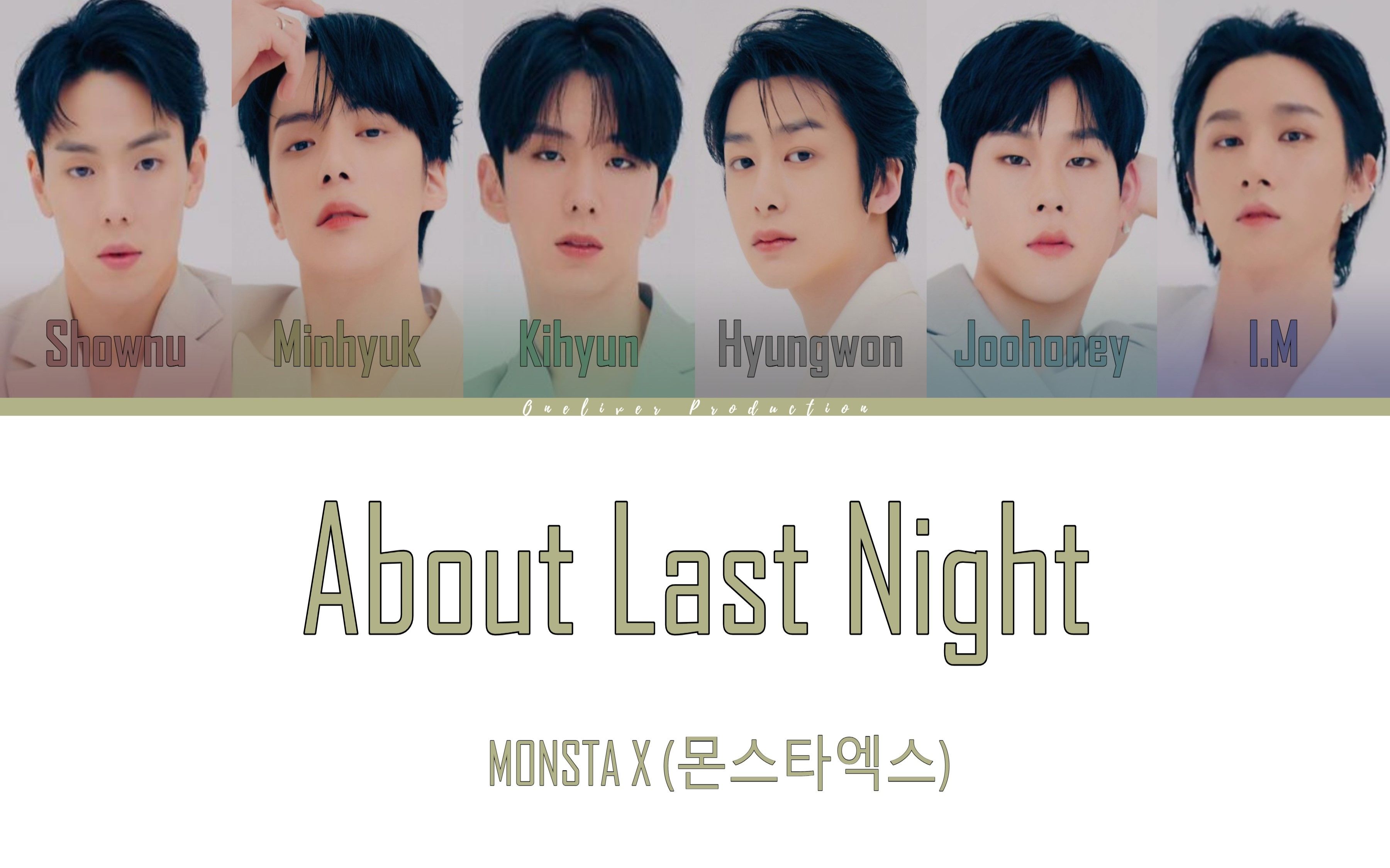 [图]【MONSTA X】About Last Night中字 | 中英字幕翻译 | from THE DREAMING