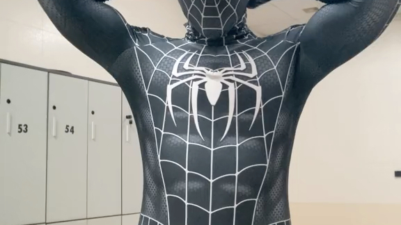 被毒液侵蚀的黑蜘蛛侠