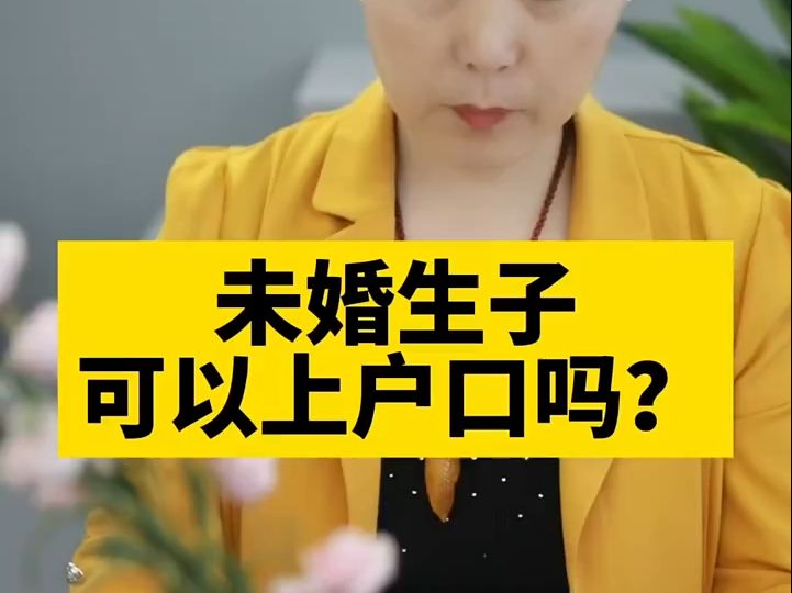 未婚生子是否可以正常上户口?解密户口政策哔哩哔哩bilibili