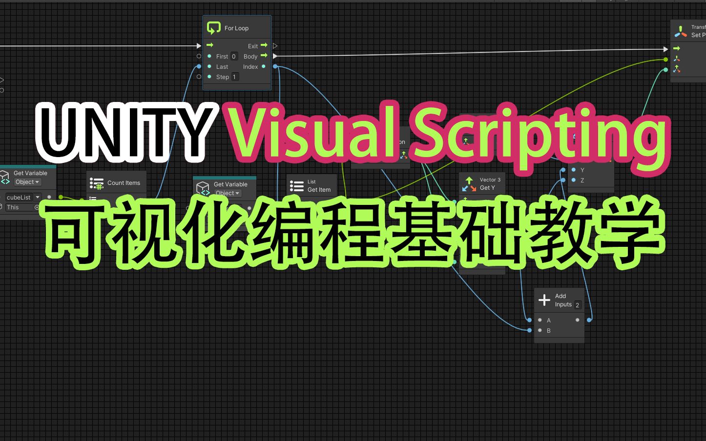 [图]【连载中】Unity可视化编程Visual Scripting系统教学-从0开始跟夏洛特一下学习吧！