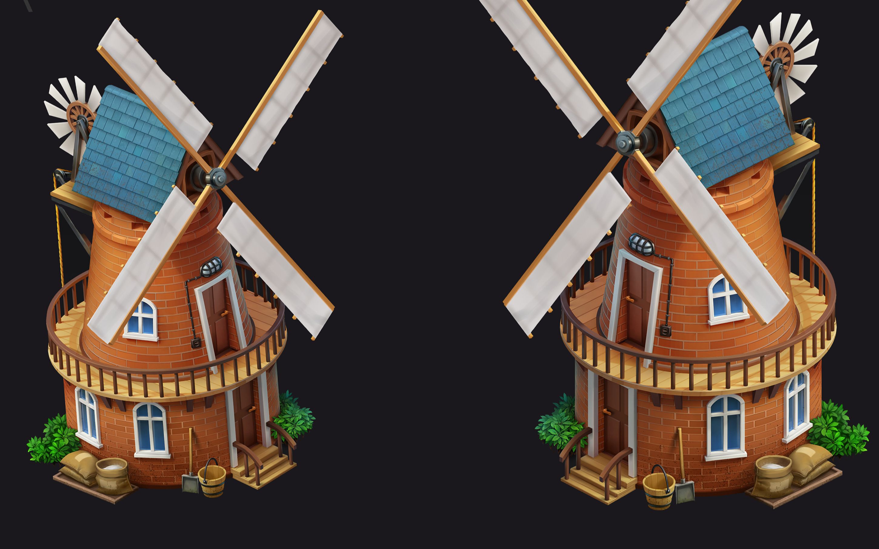 【3dmax零基础建模】游戏场景"田园风房屋"制作基础讲解,制作技巧