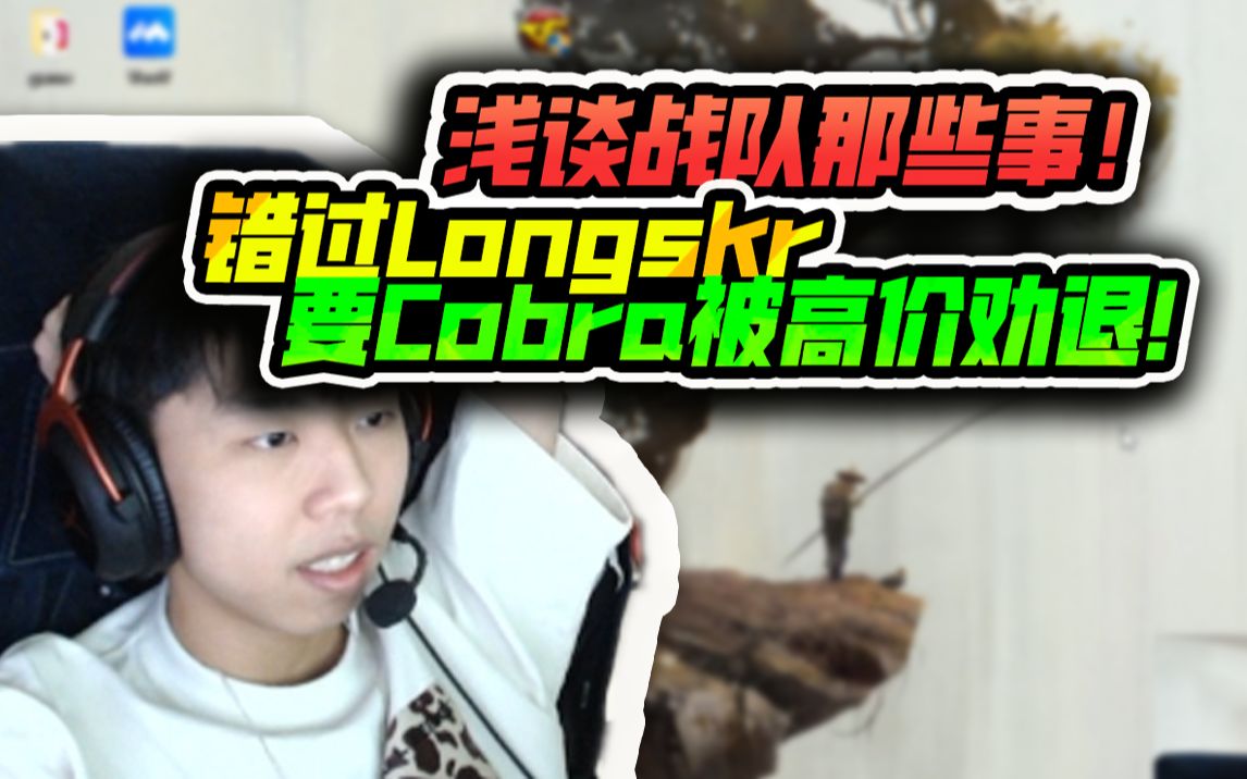 【XDD】浅谈战队那些事!比赛尽力而为就不会太难受 谈人员透露错过longskr 曾想要cobra被KX管理层高价劝退网络游戏热门视频