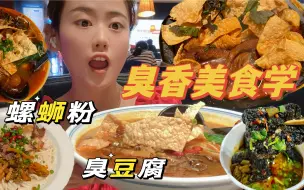 Download Video: 螺蛳粉配臭豆腐，臭上加臭停不下来，狂干几大碗！