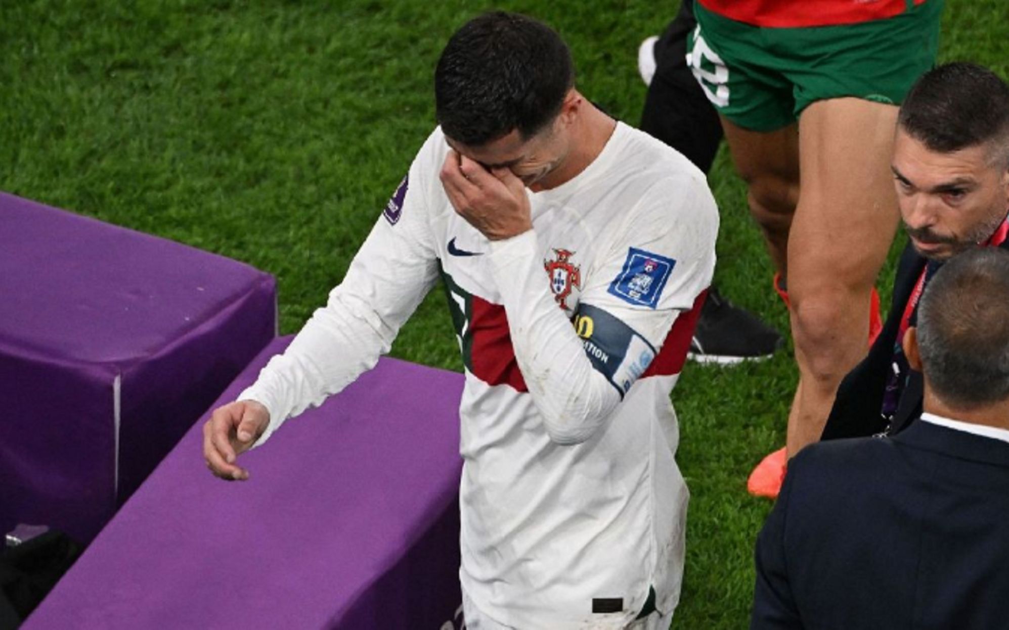 葡萄牙3:2加纳！赛前“C罗哭了”登上热搜第一_比赛_世界杯_热泪