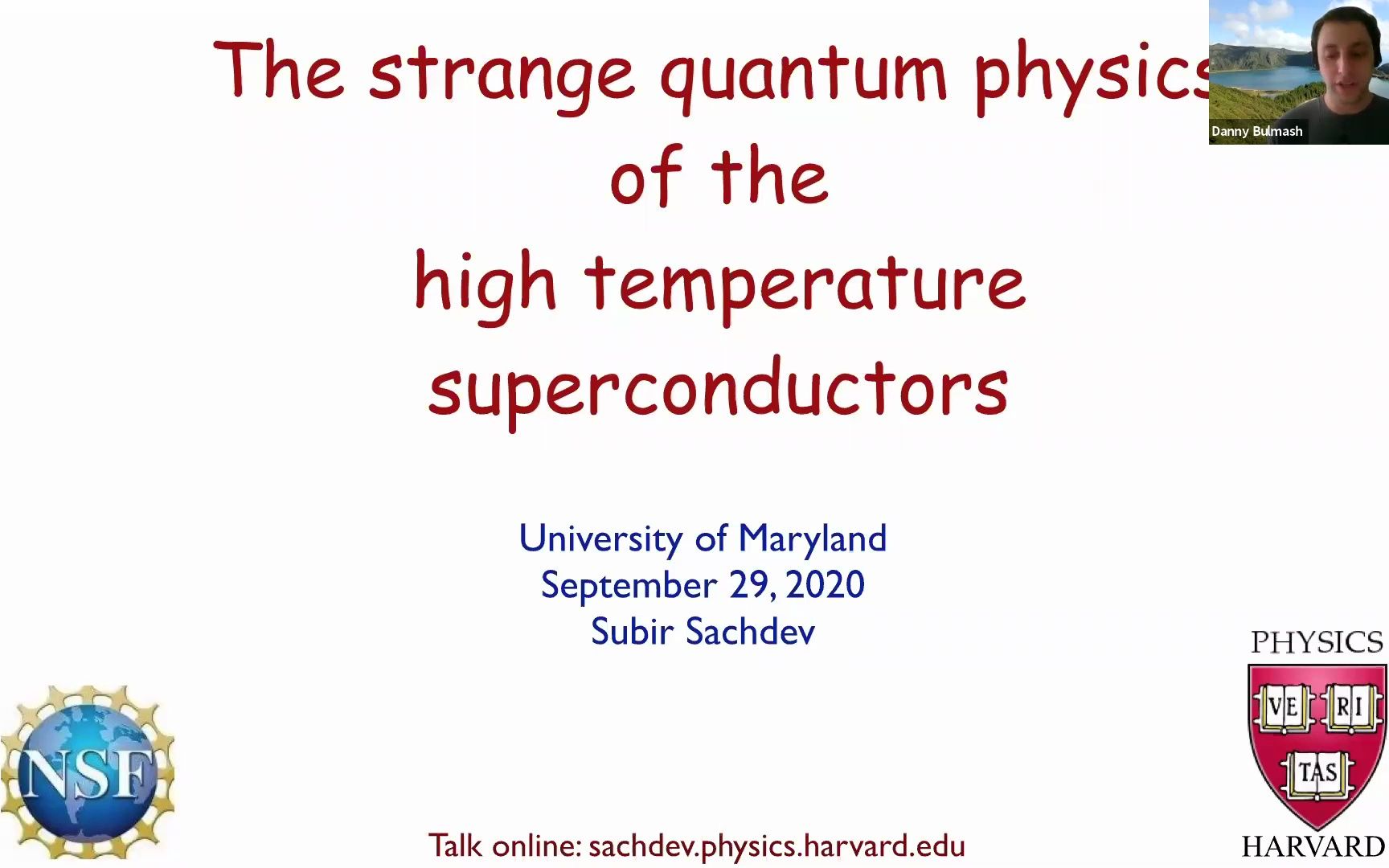 The strange quantum physics of the high temperature superconductors  Subir Sach哔哩哔哩bilibili