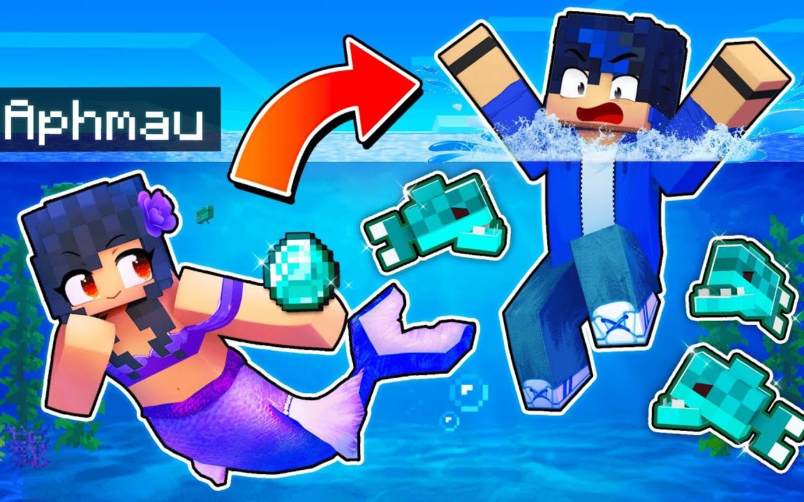 【aphmau】整蠱專家,5美人魚惡作劇幫助你的minecraft朋友