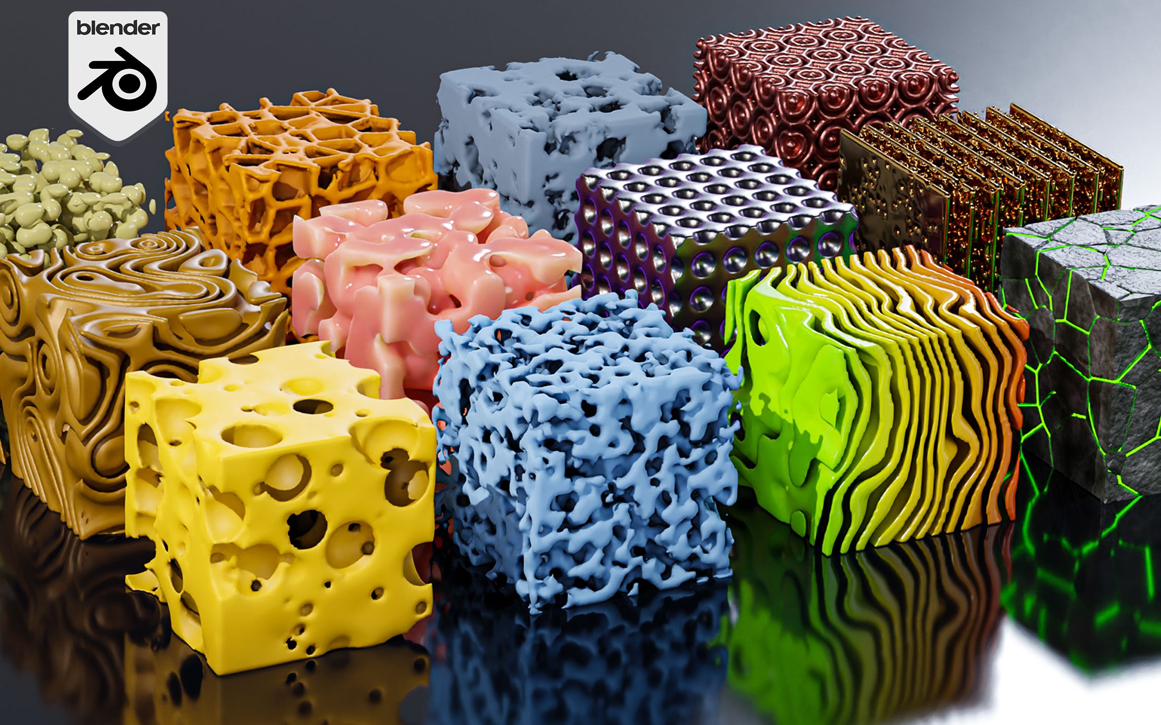 blender快速绘制多孔结构(附文件下载)