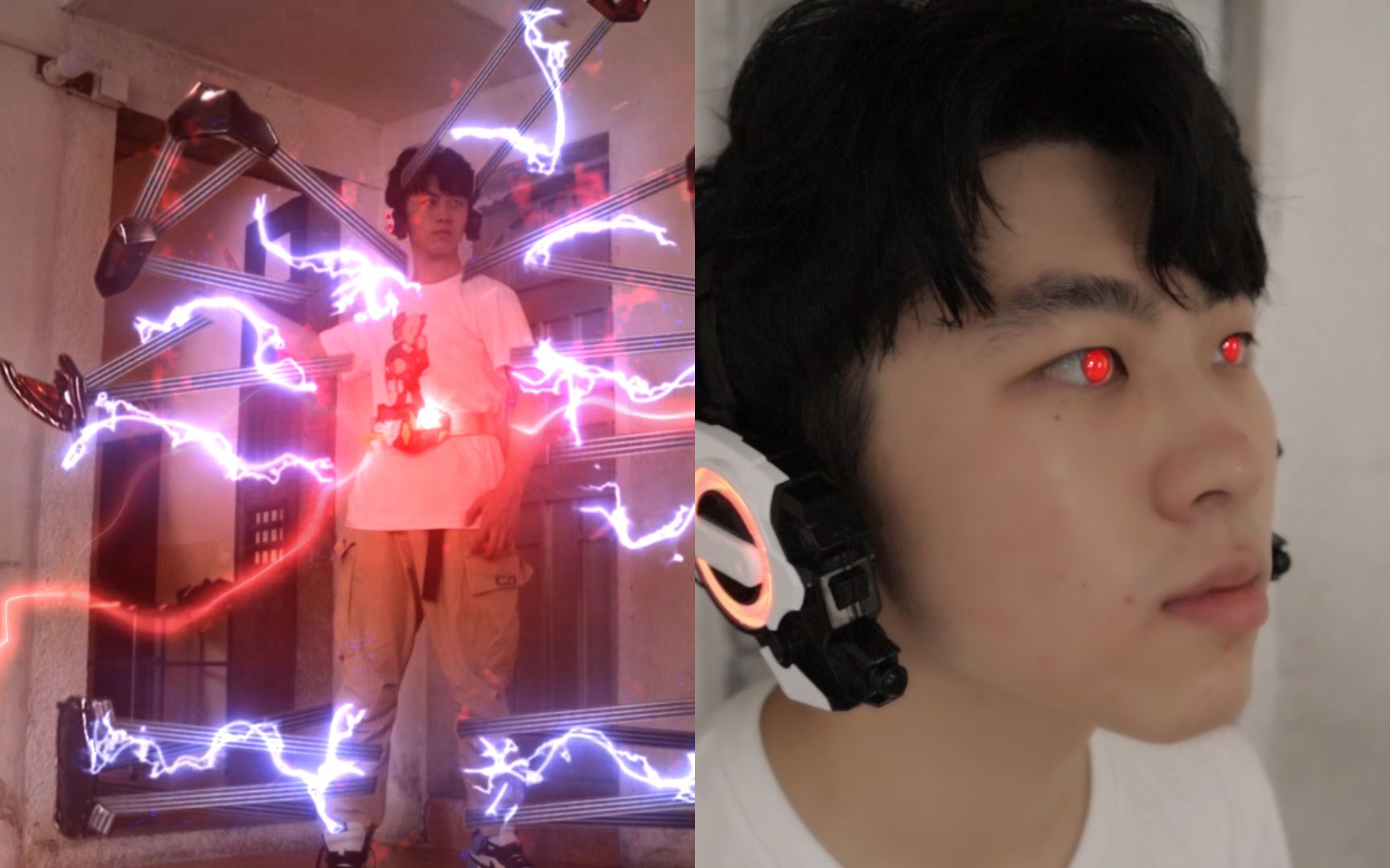 特效变身假面骑士雷真人变身