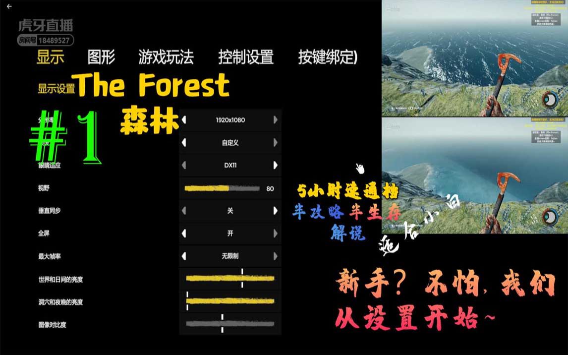 [图]飞笺【森林】游戏设置解说（The Forest）