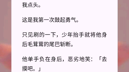 ...少年撩起眼皮,笑:「你想摸?」我点头.这是我第一次鼓起勇气.只见刷的一下,少年抬手就将他身后毛茸茸的尾巴斩断.小说《共生结契》哔哩哔哩...