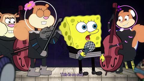 sad song with SpongeBob - BiliBili