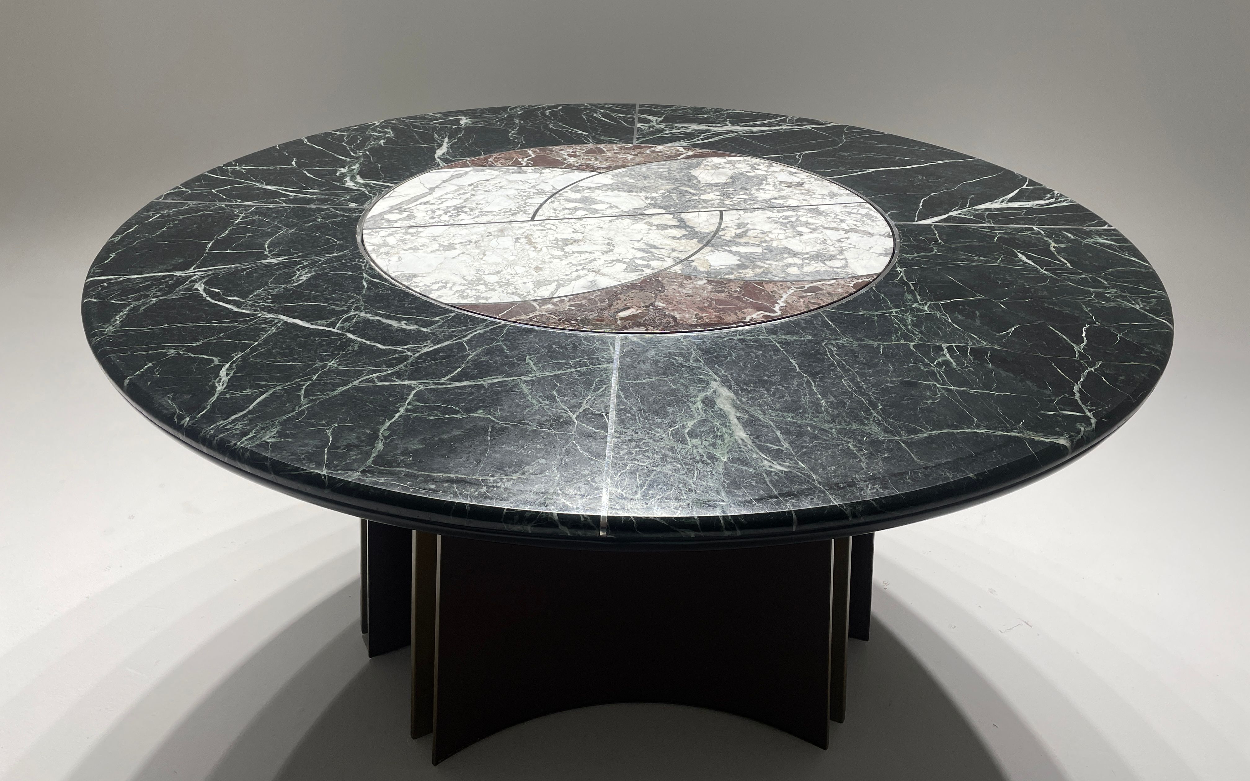 visionnaire款三色拼花奢石圆餐桌_哔哩哔哩_bilibili