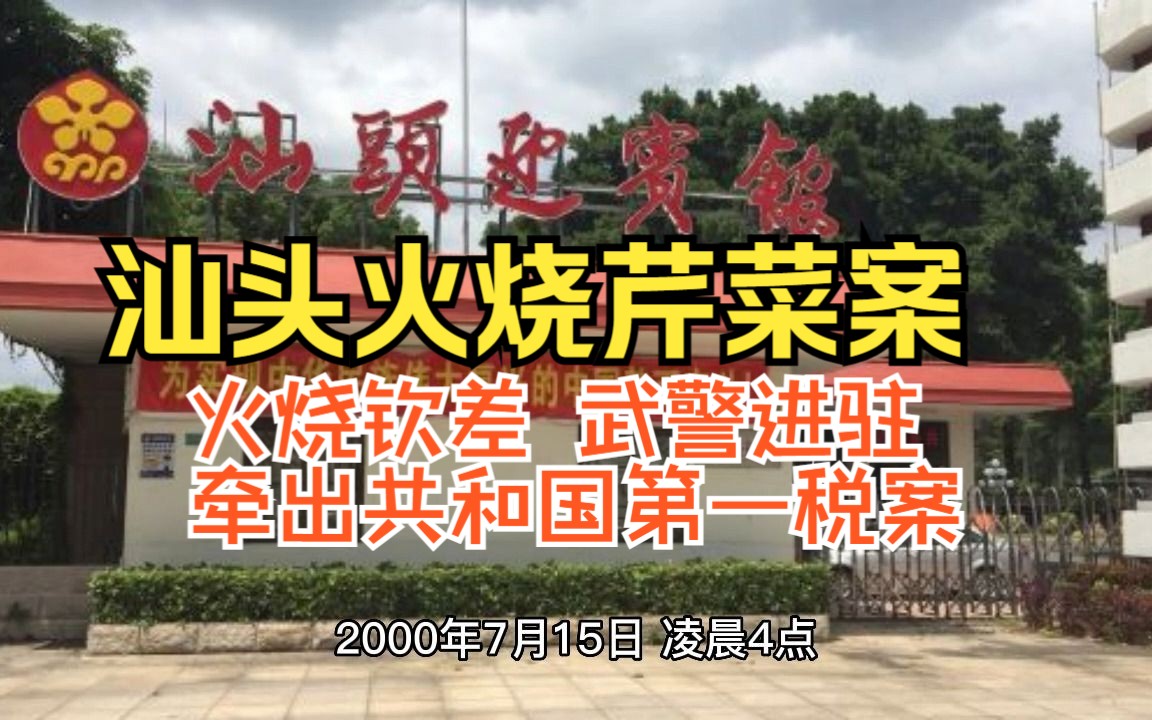 【官场奇案】汕头火烧钦差案:一个经济特区的陨落哔哩哔哩bilibili