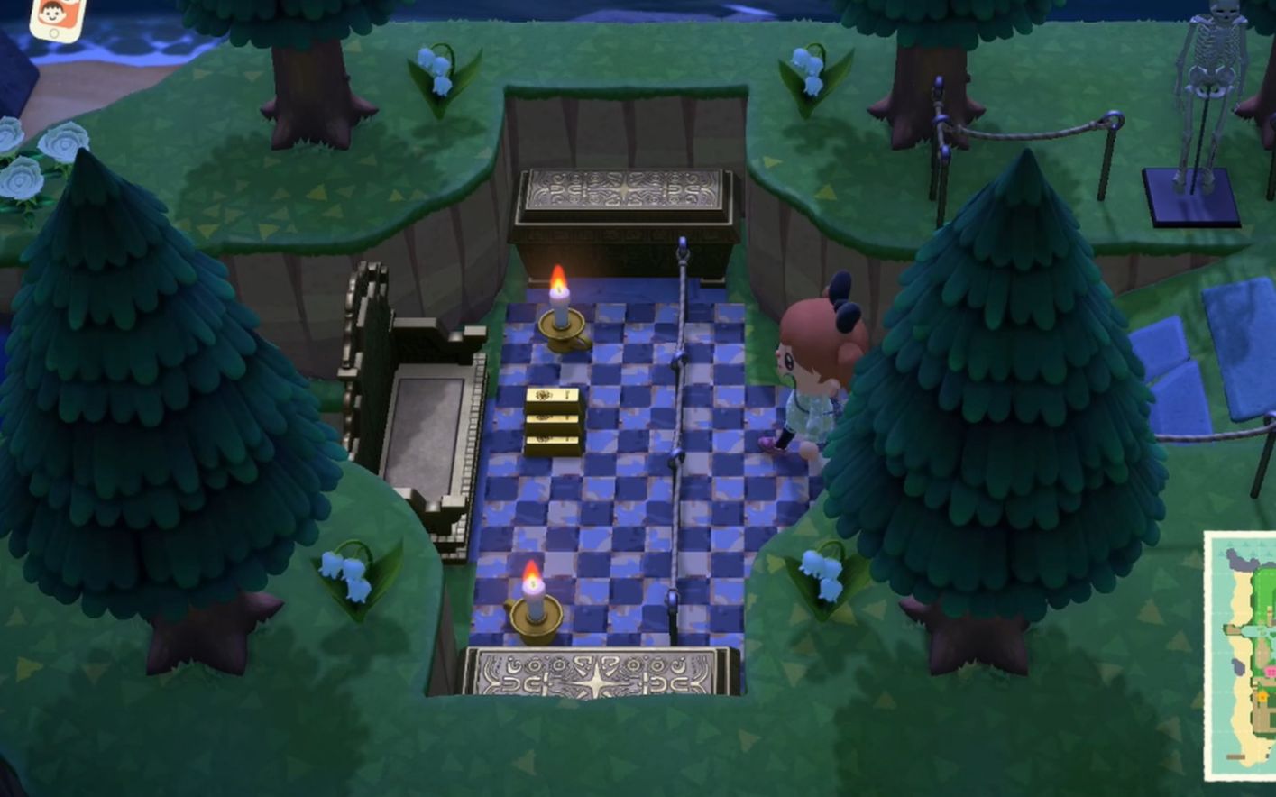 【动物之森(动物森友会)】当黄金宝座有栅栏守护,当铃兰是镇宅之宝