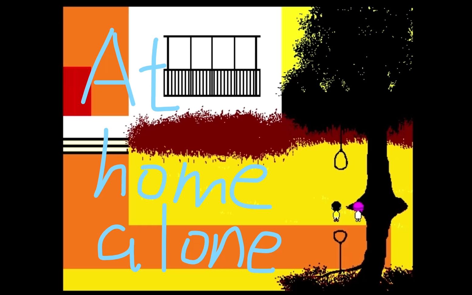 [图]【恐怖剧情】一个人在家时 At home alone【全结局完结哟吼！】