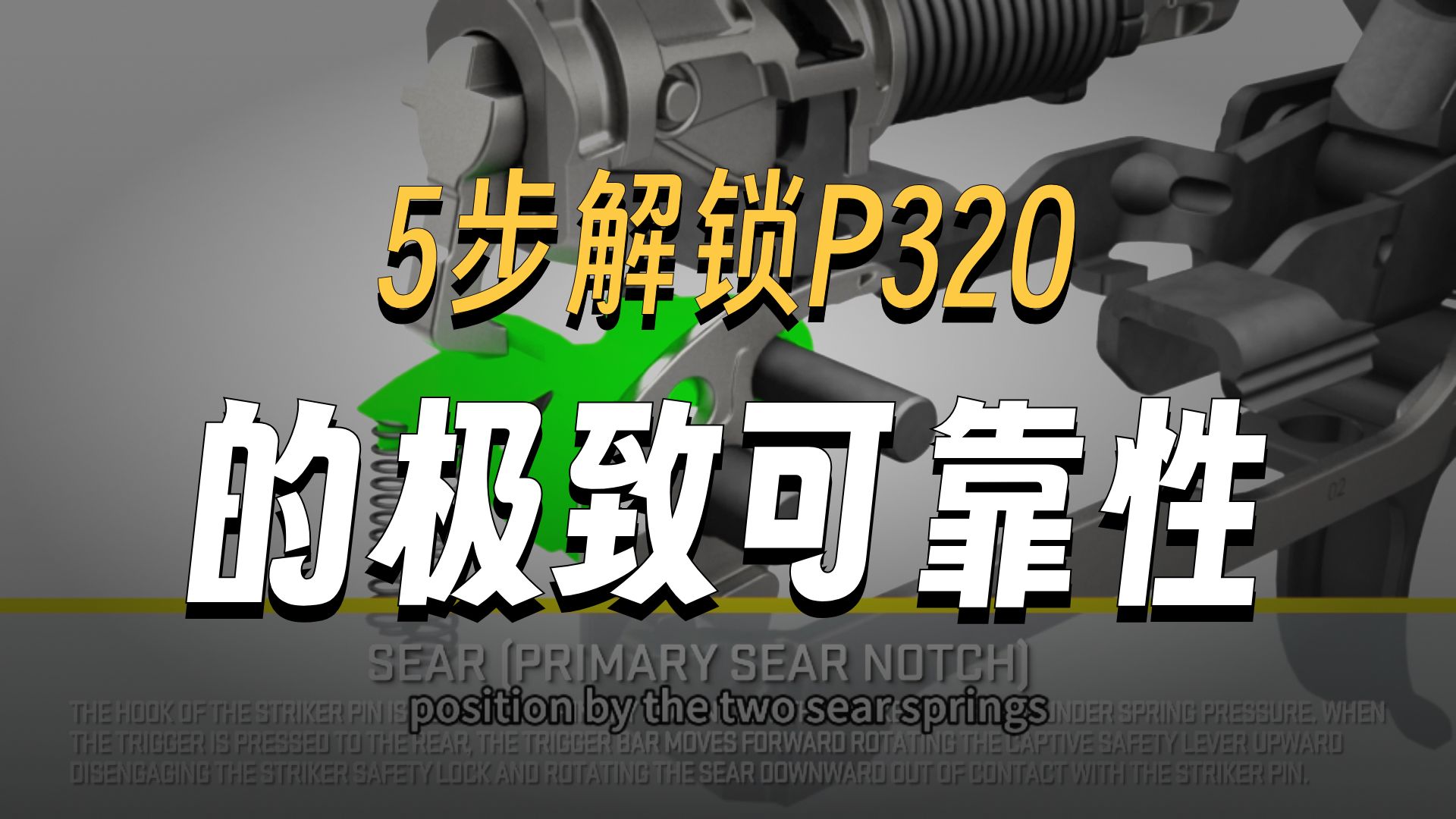 （转载）走火王 SIG Sauer P320 自家做的安全机制介绍