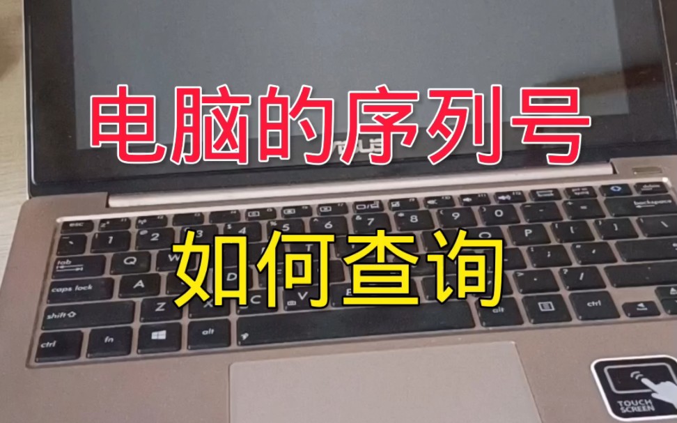 电脑查看序列号