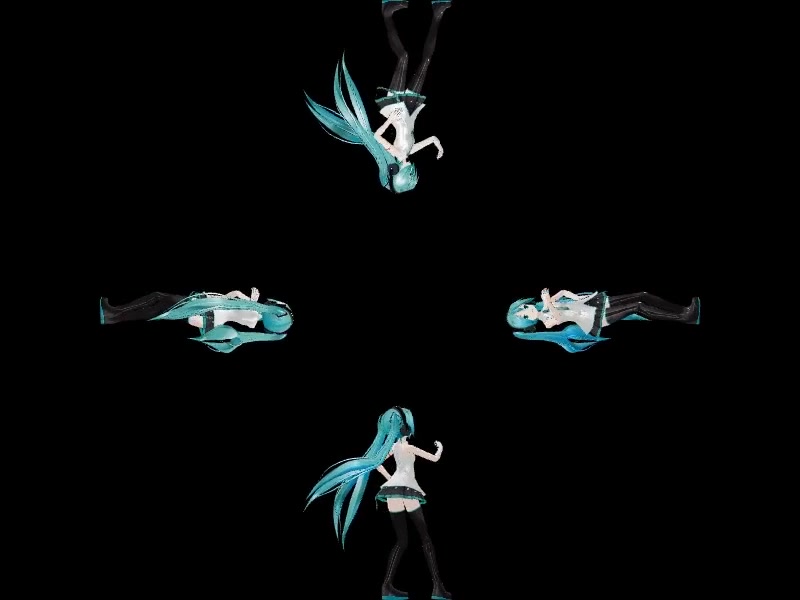 3d全息投影视频源初音未来3