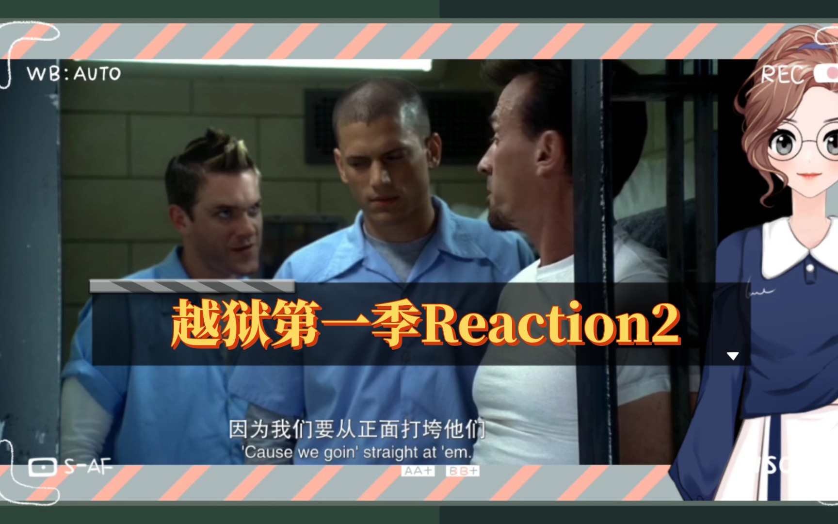 越獄第一季reaction2:這集邁克爾精神和身體受到雙重傷害!