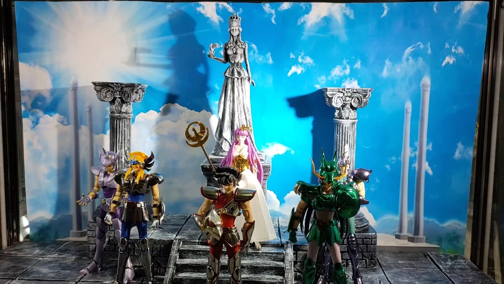 圣衣神话雅典娜场景  gt雅典娜 安全帽