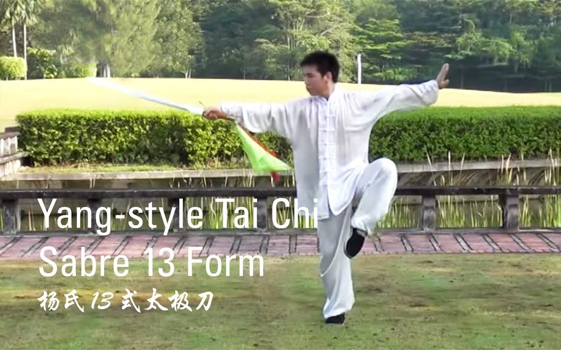 杨氏太极刀13式 (Yangstyle Tai Chi Sabre 13 Form)哔哩哔哩bilibili